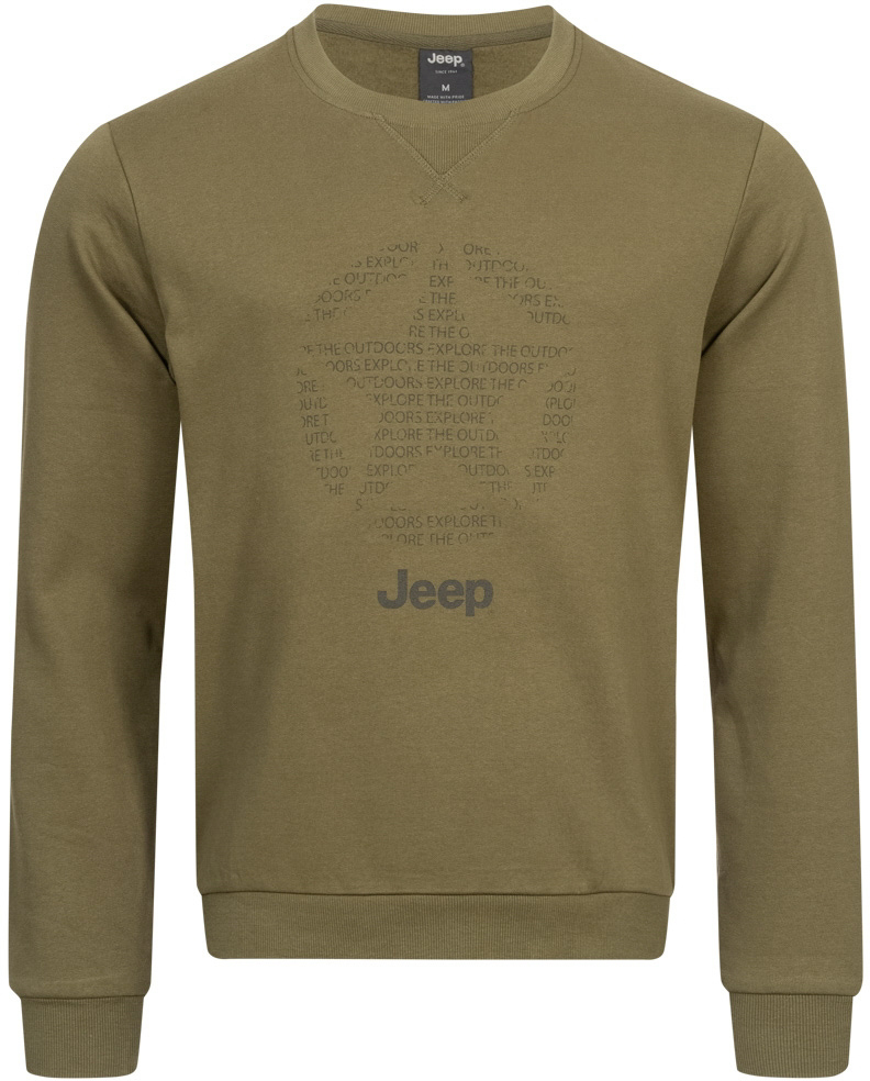 Pánská mikina Jeep Men Round Neck Sweatshirt Star All|M