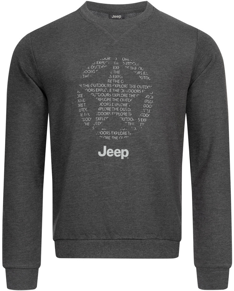 Pánská mikina Jeep Men Round Neck Sweatshirt Star All|S