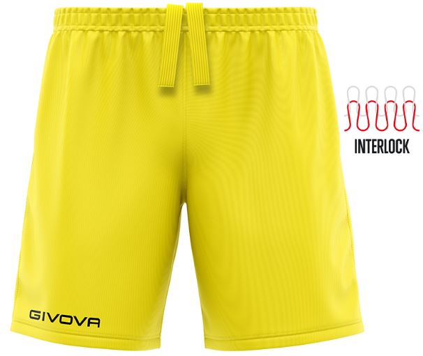 Sportovní šortky Givova Short Capo yellow|L