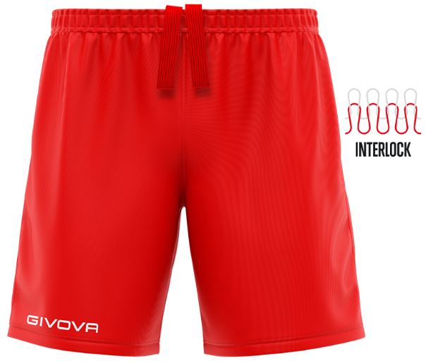 Sportovní šortky Givova Short Capo red|M
