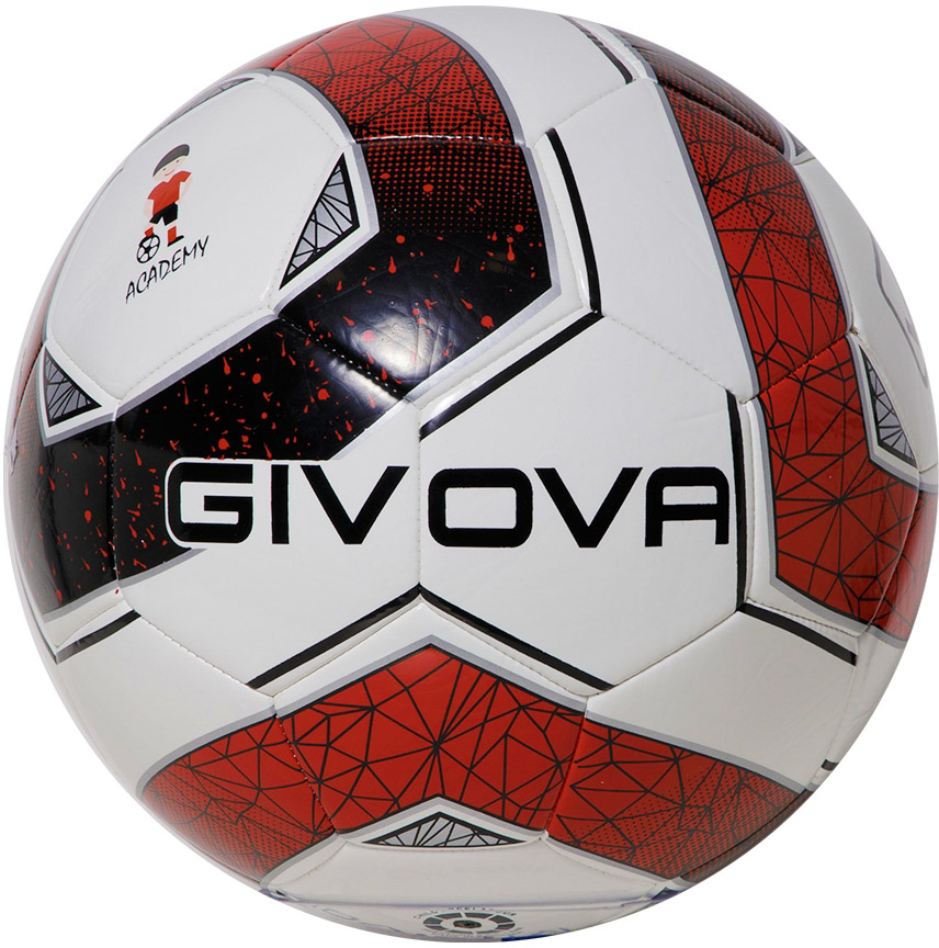 Fotbalový míč Givova BALL ACADEMY SCHOOL BLACK-RED|4