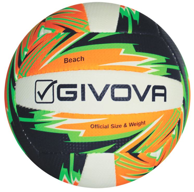 Volejbalový míč Givova Beach 18 orange-blue|4