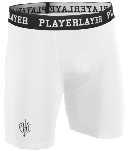 Pánské elastické šortky PlayerLayer White|XXL