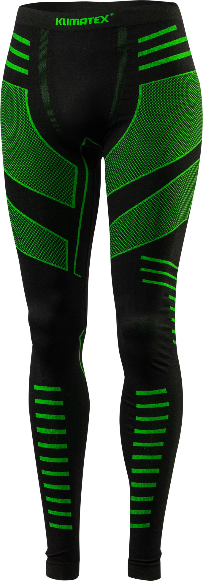 Pánské funkční termo kalhoty KLIMATEX Mardum Black-Green