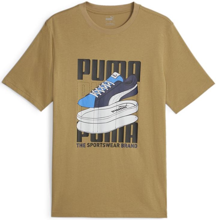 Pánské triko PUMA Graphic Sneaker Beige|XL