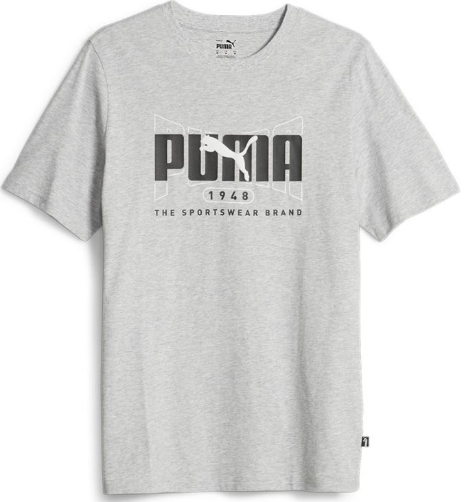 Pánské triko PUMA Graphics Execution šedá|2XL
