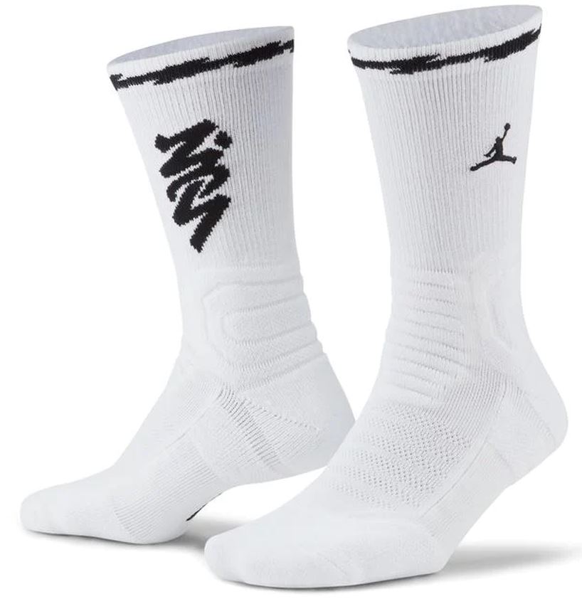 Ponožky NIKE Air Jordan Zion Flight Sock White|42-46