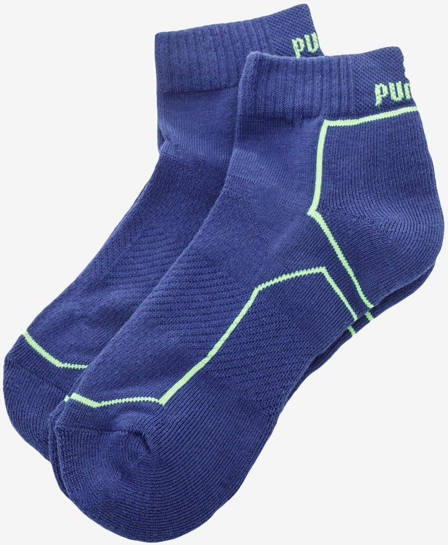 Ponožky Puma Performance Quarter Train 2-Pack Neon Blue|43-46