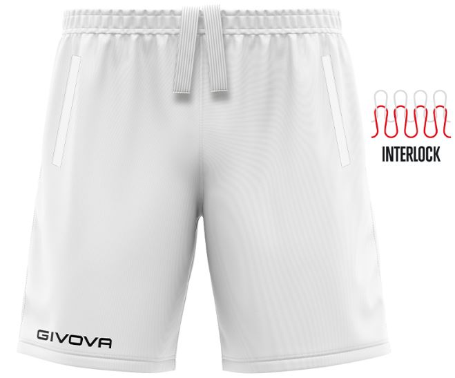 Sportovní šortky Givova Pocket white|L