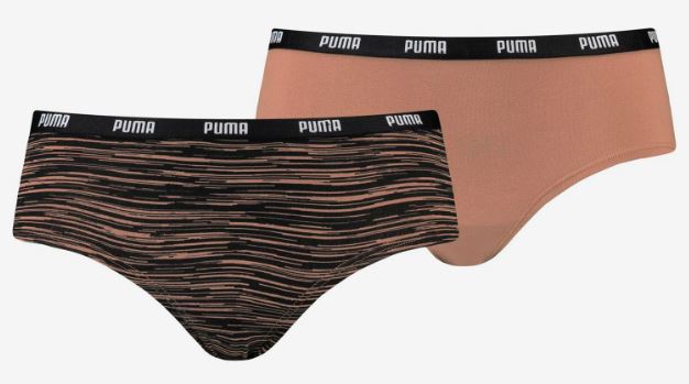 Puma Wms Printed Hipster 2P Packed Caramel|M