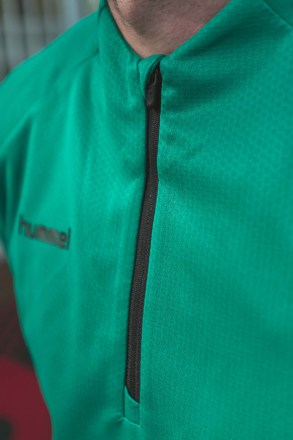 Pánská mikina Hummel Men Tech Move Half Zip Green_7