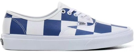 Pánské boty VANS Unisex Authentic Check Leder Blue-White_1