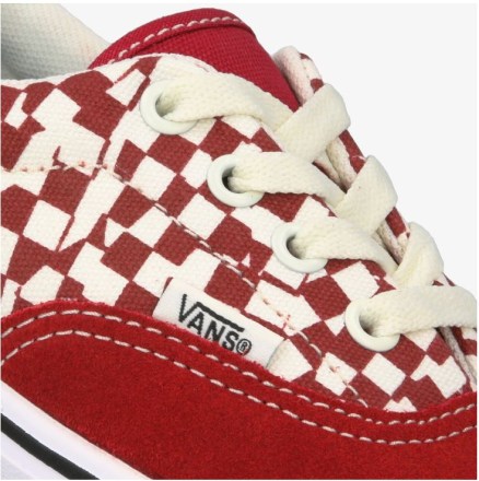 Pánské boty VANS Unisex Era Tear Check Comfycush Red-White_4