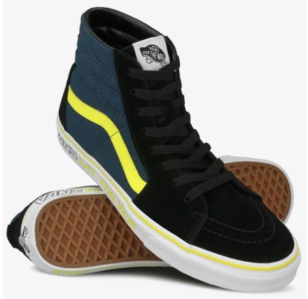 Pánské boty VANS Unisex SK8-High Sport Black-Blue_3