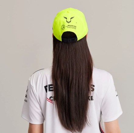 Dětská kšiltovka Mercedes Jr Map F1 LH Col Driver BB Cap Neon Yellow_6