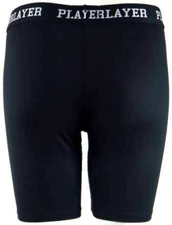 Dětské elastické šortky PLayerLayer Girl Black_2