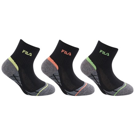 Ponožky FILA Junior Boy Quarter Black_1