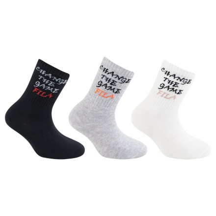 Ponožky FILA Junior Boy Normal Black-Cream_1