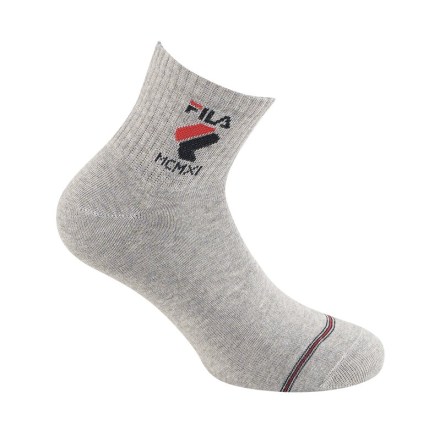 Ponožky FILA Unisex Quarter Navy-Grey-White_3