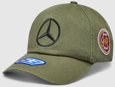 Kšiltovka Mercedes AMG Petronas F1 Vintage Khaki_1
