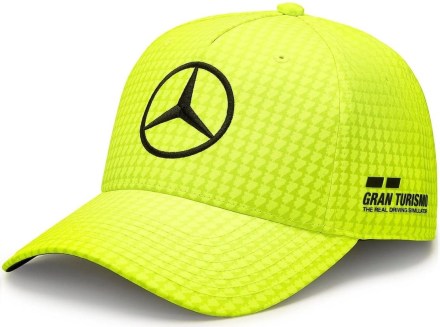 Kšiltovka Mercedes Unisex Map F1 LH Col Driver BB Cap Neon Yellow_1