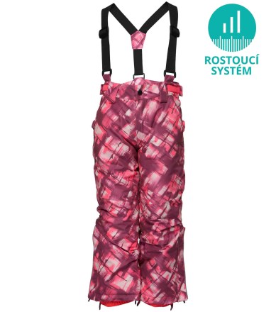 Dětské lyžařské kalhoty LOAP CUBOR pink_1