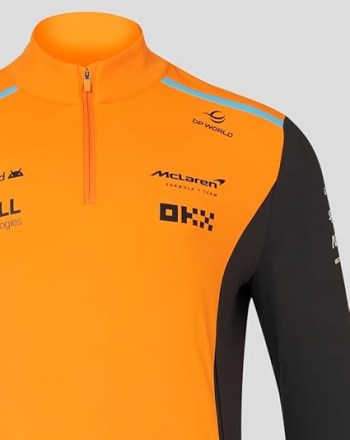 Dětská mikina McLaren Jr RP Quarter Zip Grey_3