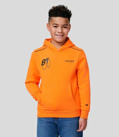 Dětská mikina McLaren Jr FW OP Driver Hoodie Orange_1