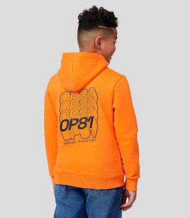 Dětská mikina McLaren Jr FW OP Driver Hoodie Orange_2