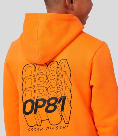 Dětská mikina McLaren Jr FW OP Driver Hoodie Orange_3