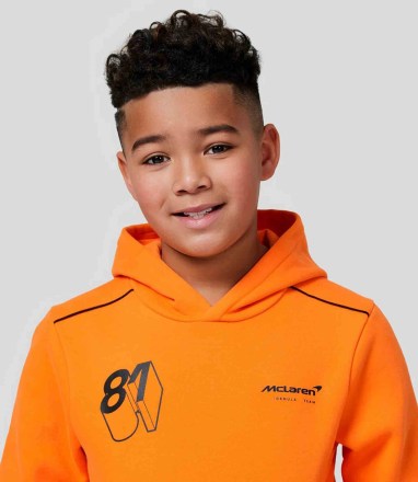 Dětská mikina McLaren Jr FW OP Driver Hoodie Orange_6