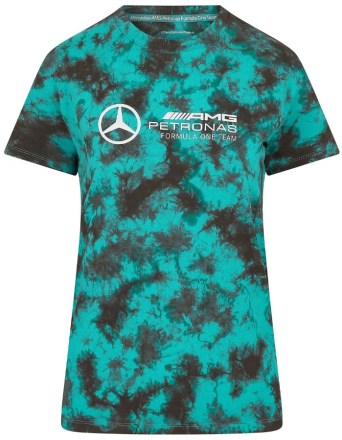 Dámské triko Mercedes Wmns Mapf1 FW Tie Dye T-Shirt Multicolor_1