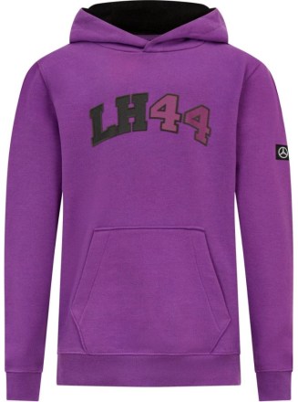 Dětská mikina Mercedes Jr Mapf1 FW Lewis Hamilton Hoody Purple_1