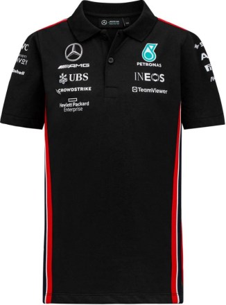 Dětské tričko Mercedes Jr Mapf1 RP Polo Black_1