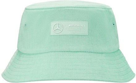 Mercedes Unisex Mapf1 FW Retro Cord Bucket Hat Mint_1
