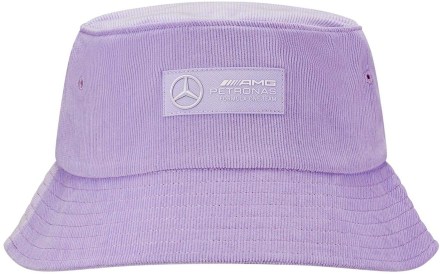 Mercedes Unisex Mapf1 FW Retro Cord Bucket Hat Lilac_1