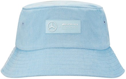 Mercedes Unisex Mapf1 FW Retro Cord Bucket Hat Blue_1