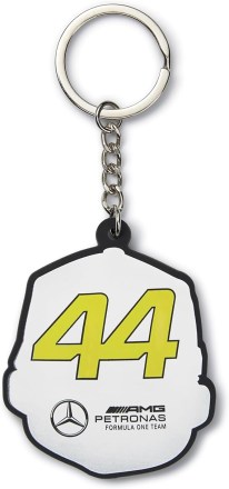 Přívěsek Mercedes Mapf1 FW LH Caricature Keyring Neon Yellow_2
