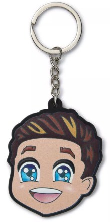 Přívěsek Mercedes Mapf1 FW GR Caricature Keyring Blue_1