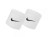 Potítka NIKE Swoosh Wristbands White-Black_1