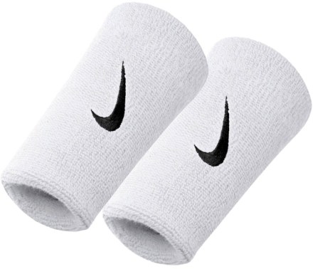 Potítka NIKE Swoosh Doublewide Wristbands Pink White-Black_1