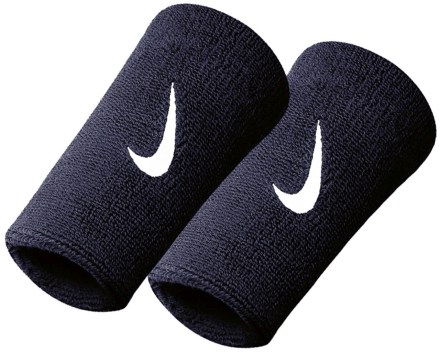 Potítka NIKE Swoosh Doublewide Wristbands Pink Obsidian-White_1
