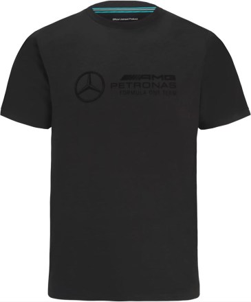 Triko Mercedes Men F1 FW Stealth Large Logo T-Shirt Black_1