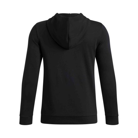 Dětské tričko s dlouhým rukávem Under Armour RIVAL LW 1/4 ZIP HOODIE-BLK_2
