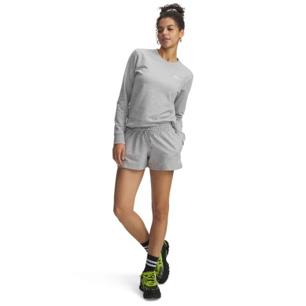 Dámské kraťasy Under Armour SPORT TERRY SHORT-GRY_3