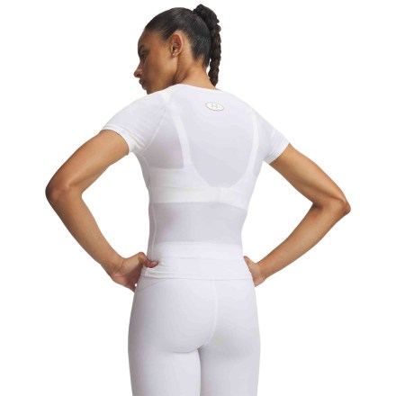 Dámské tričko s krátkým rukávem Under Armour HeatGear Elite SS-WHT_2