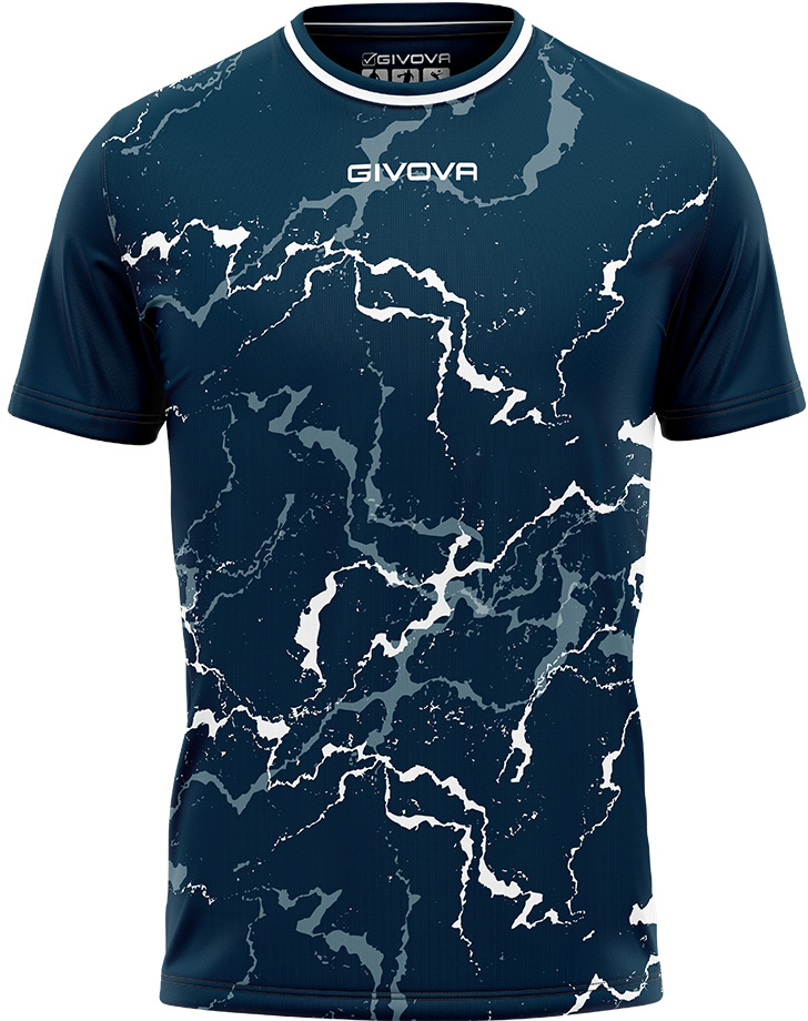 Sportovní triko GIVOVA Grafite Blue-White|XL