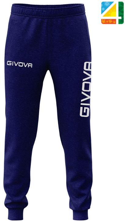 Tepláky GIVOVA Pants Big Logo blue|M