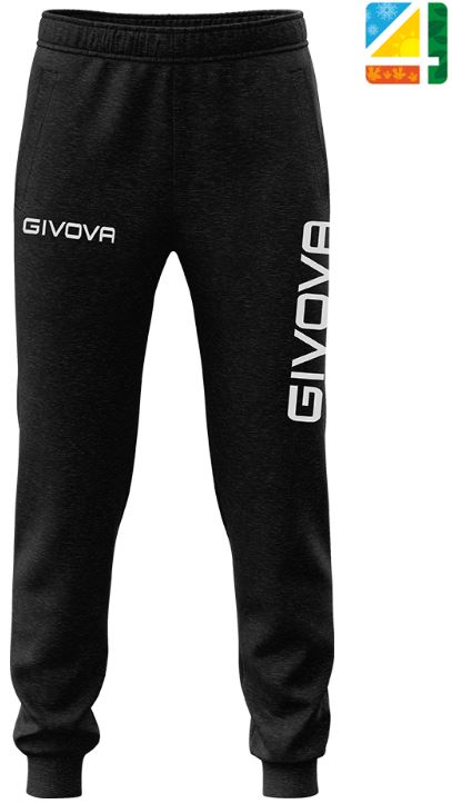 Tepláky GIVOVA Pants Big Logo black|S