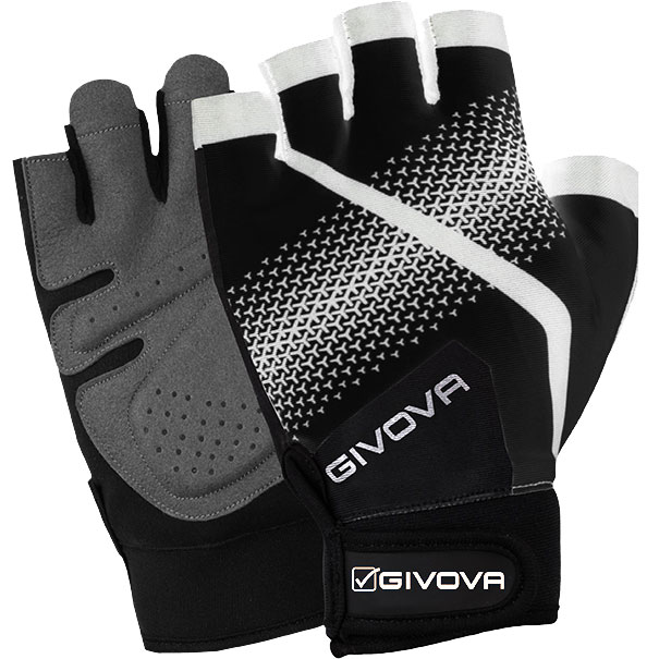 Tréninkové rukavice GIVOVA Gym Black-Black|M